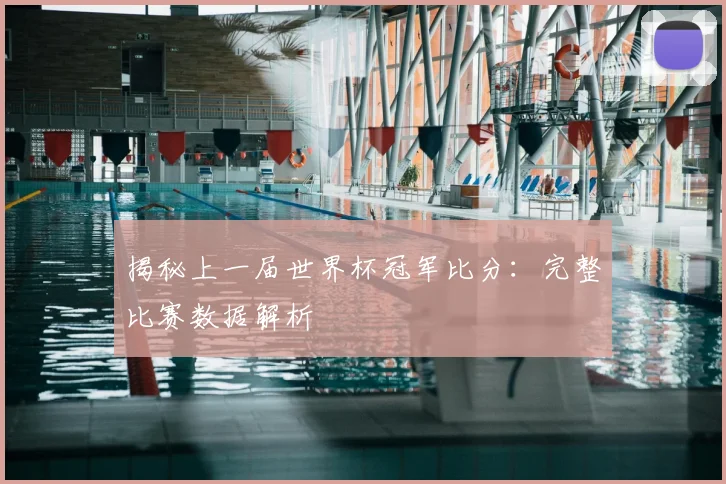 揭秘上一届世界杯冠军比分：完整比赛数据解析