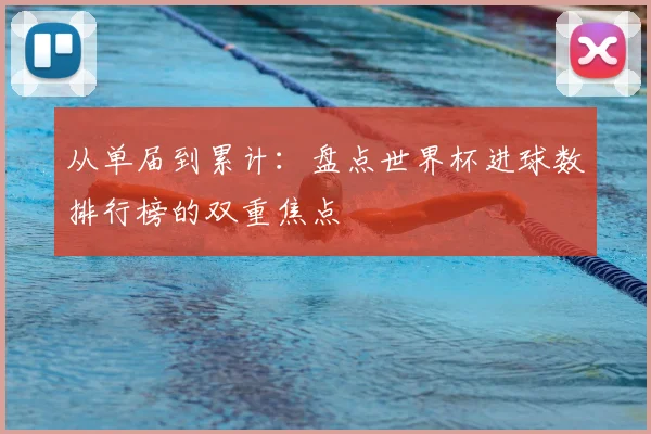 从单届到累计：盘点世界杯进球数排行榜的双重焦点